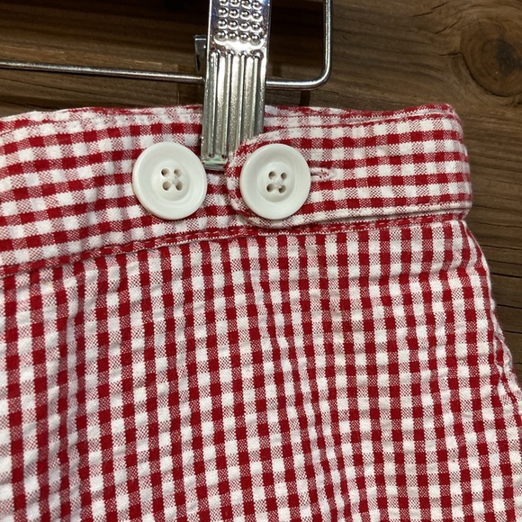 Gingham Seersucker Shorts - Picture 3 of 5